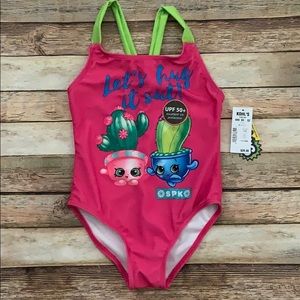NWT Shopkins Swimsuit
